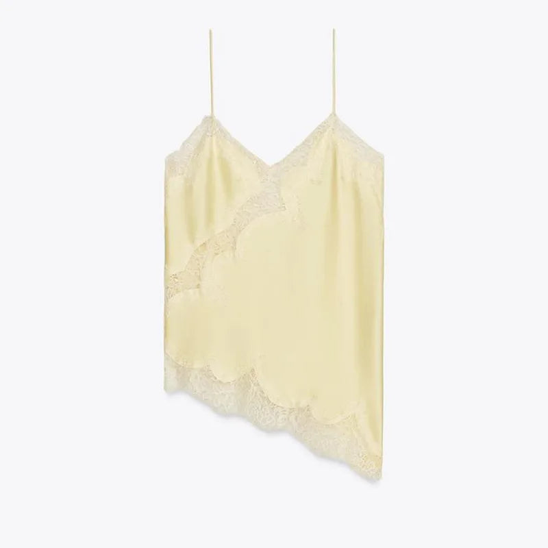 Lace Satin Cami Zara Vibes Top