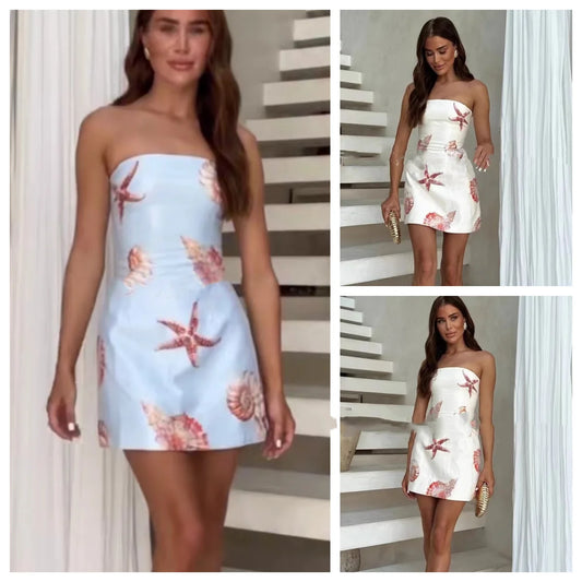 Oceana Strapless Starfish Mini