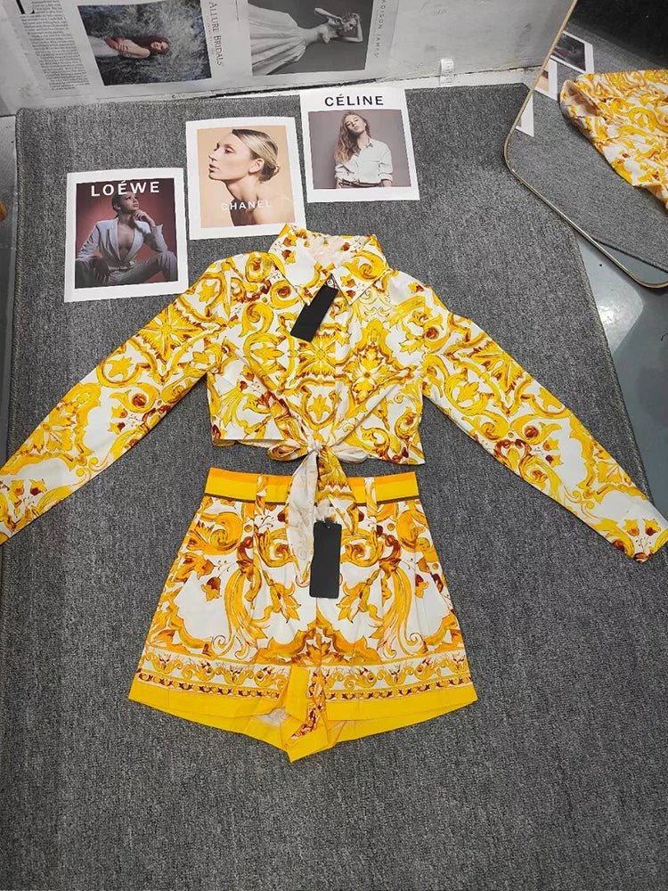 Boho Dolce Shorts set