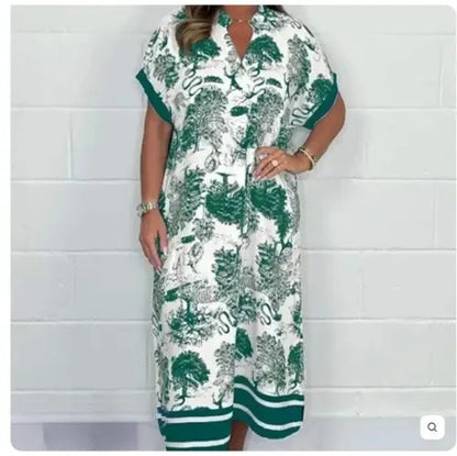 Dior Print Satin Dress