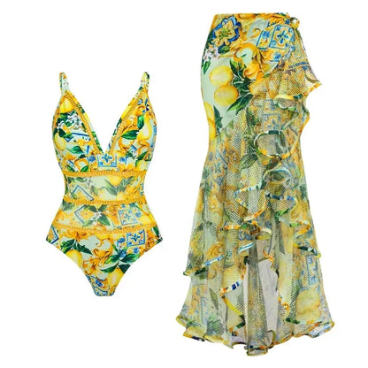 Hot Bikini Swimsuit Lemon Set