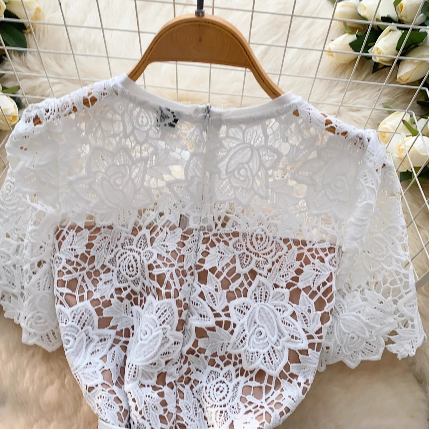 Lace Embroidery Fishtail Party Dresses