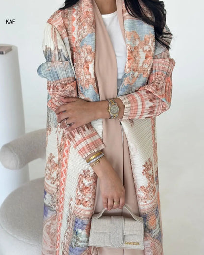 Modern Ramadan Kaftan with Waist Belt