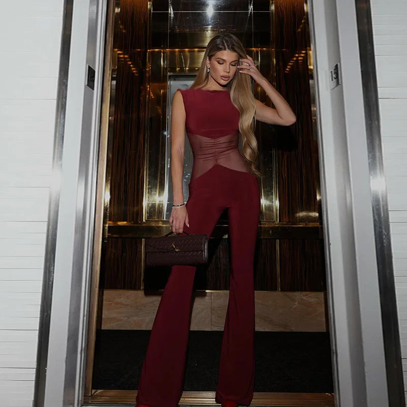 Sheer Designer Premium Jumpsuit