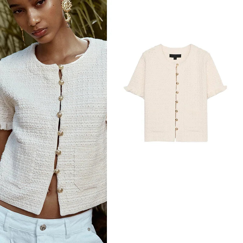 Spring Knitted Layered
