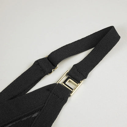 Semi Sheer Black Dress- Party Premium collection