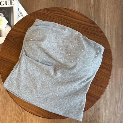 Party embellished Tube Tops