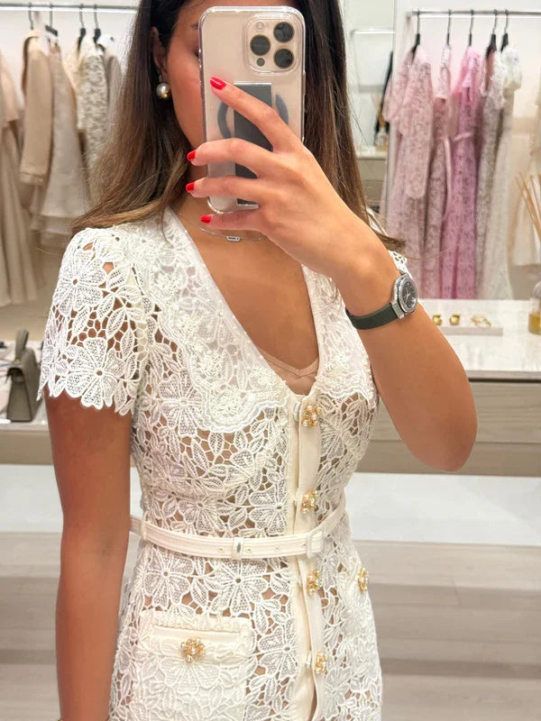 Selfportrait Lace bodycon Dress
