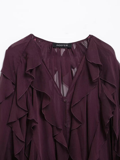 Summer Ruffle frills Top