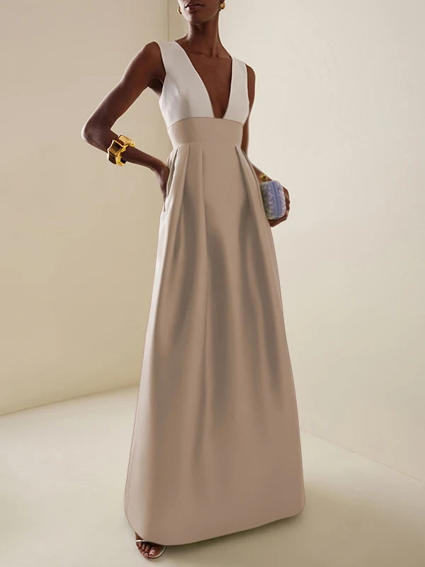 Celebrity-Inspired Elegant Evening Maxi Dress – Red Carpet Ready
