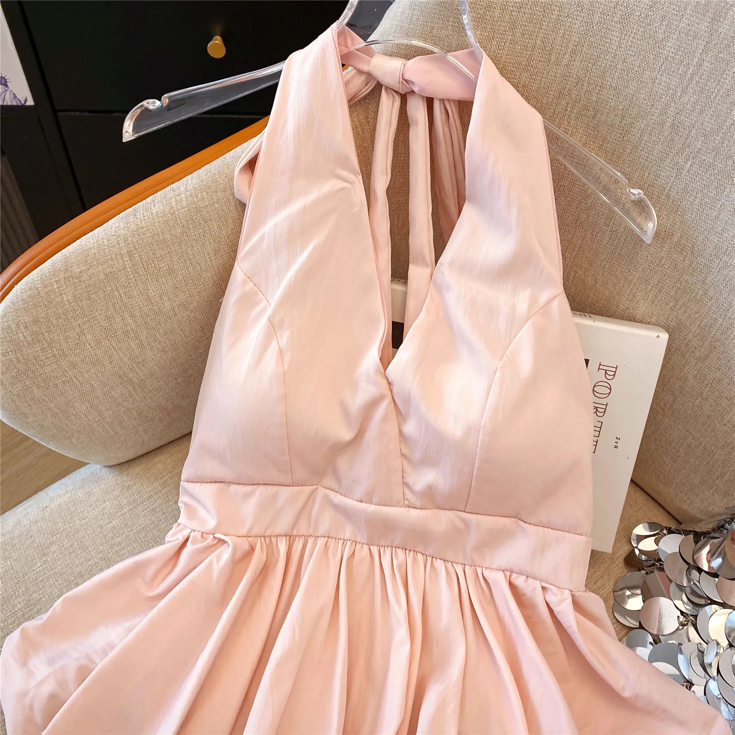 Halter Top With Build-in Bra
