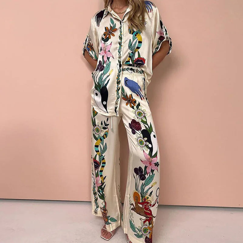 2 Piece Pant set - Top brand celebrity Co ord