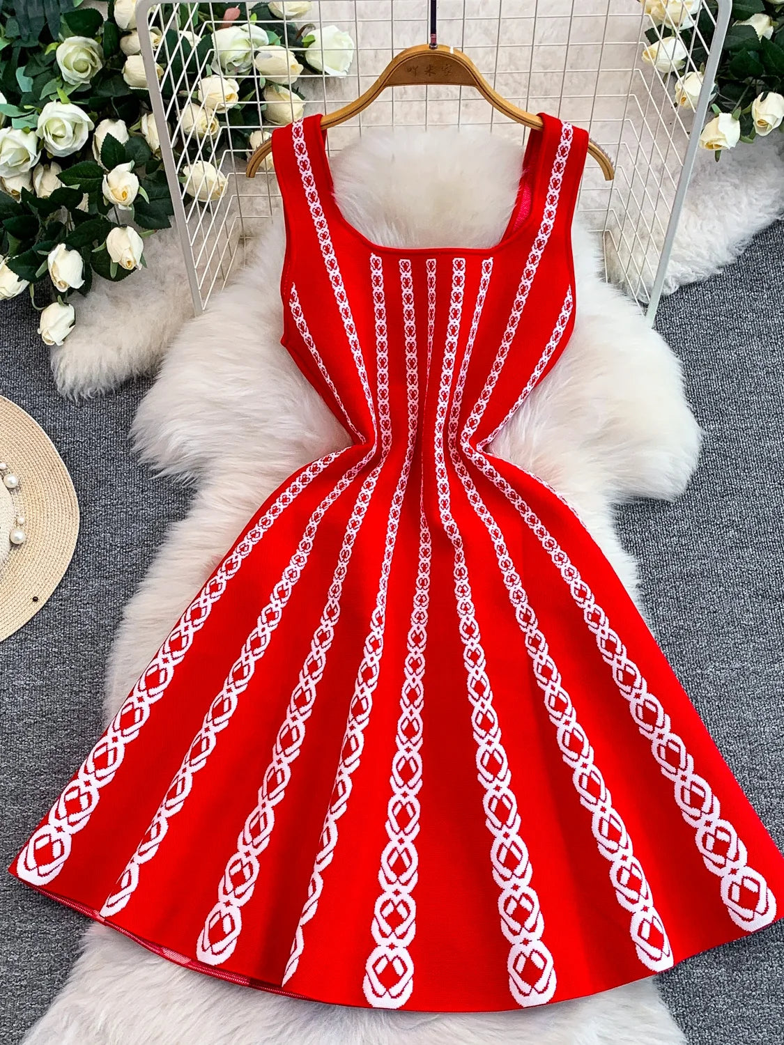 Maje Sandro Knit Pocket Dress