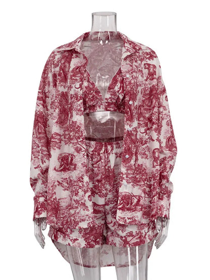3 pieces print set