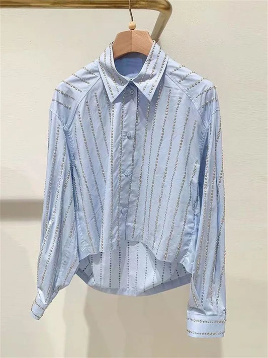 Blue Diamond Striped