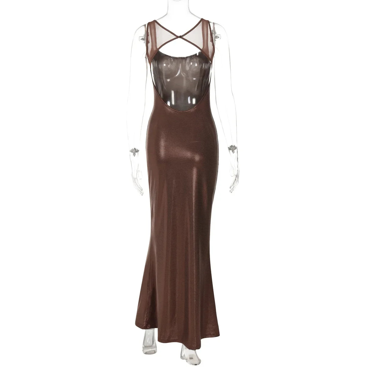 Shimmery Mermaid Evening Party Dress