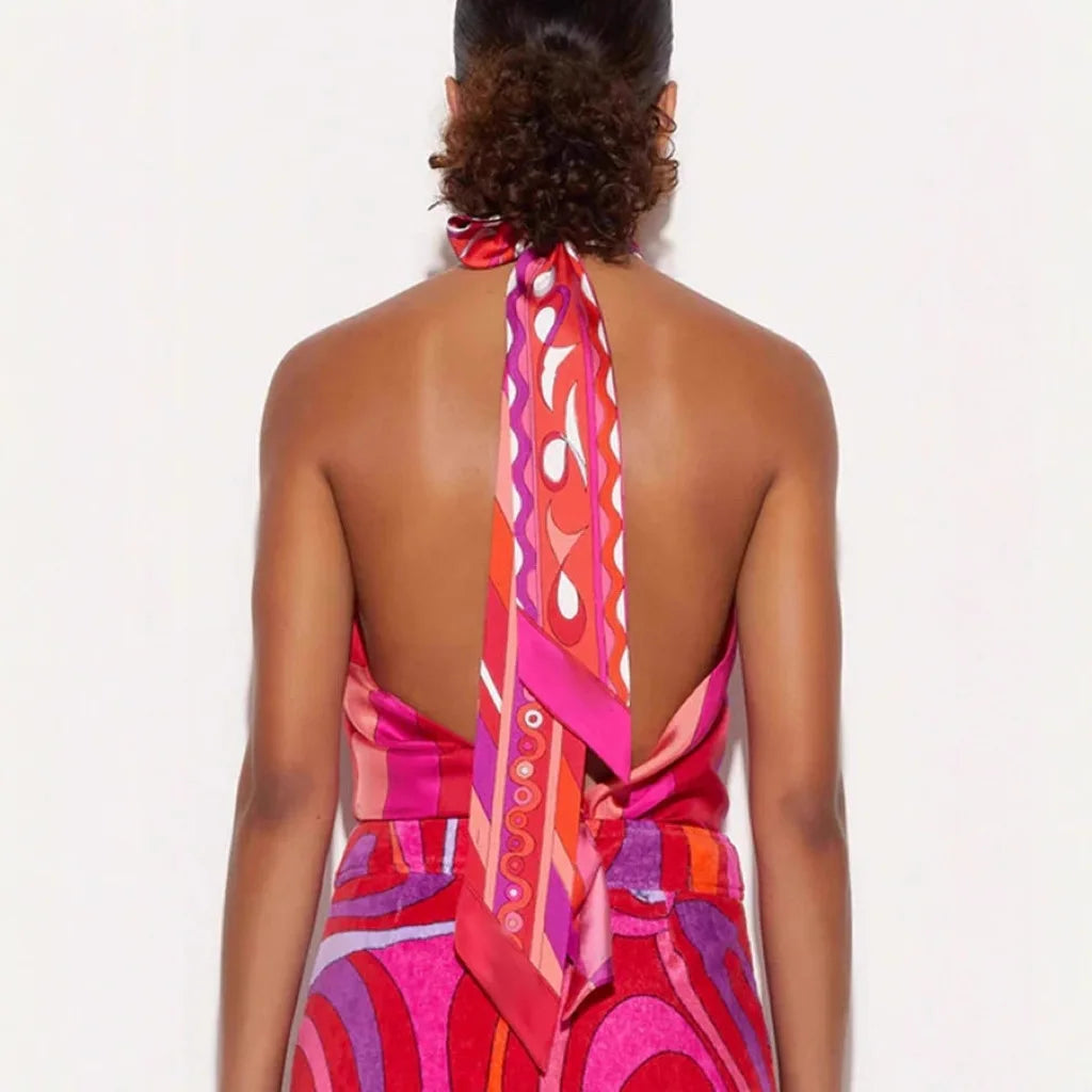Pucci BAackless Hot pink red