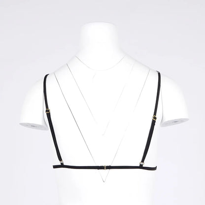 Semi Sheer Black Dress- Party Premium collection