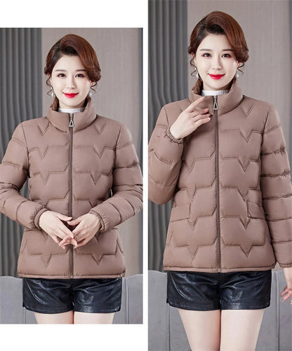 Women's Winter Parka 2025 New Casual Versatile Mom Down Cotton Jacket