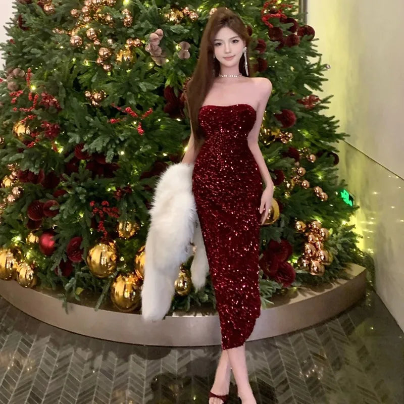 Party Embellished sequin Dress