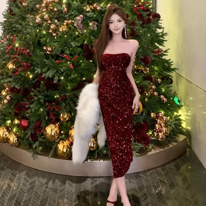 Party Embellished sequin Dress