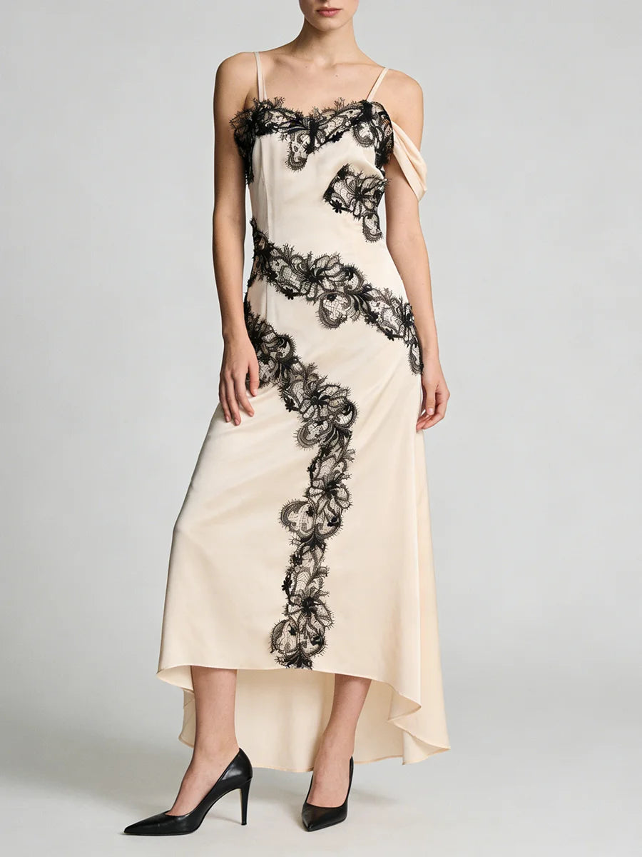 Satin Lace Dresses