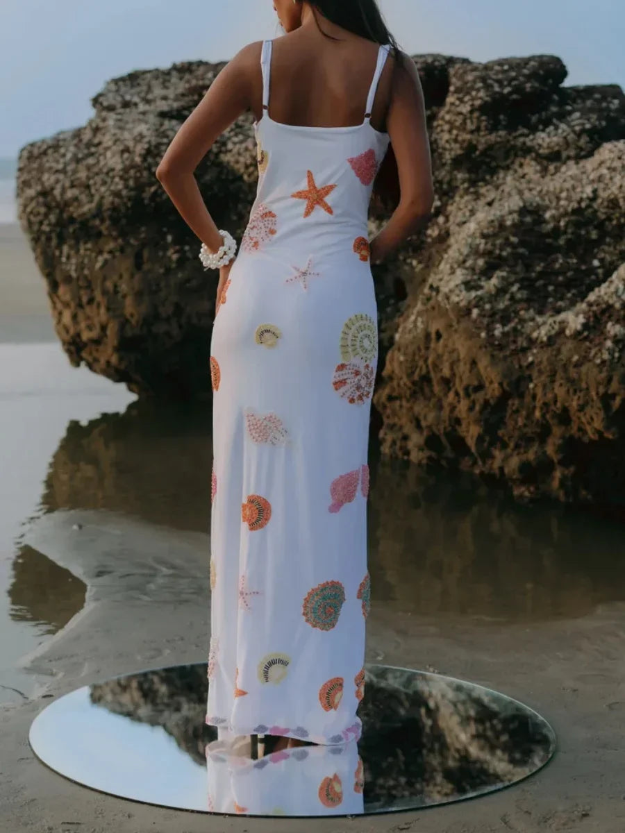 Oceanus Long Dress