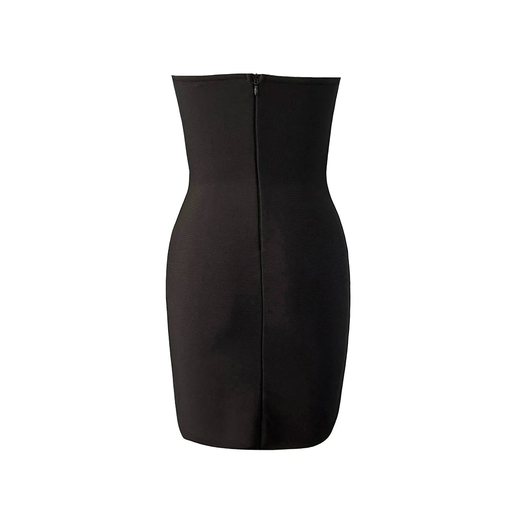 Luxury Beading Bandage Dress