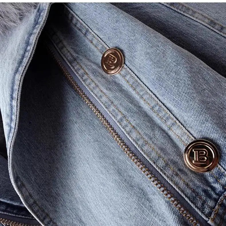 Short Thicken Denim Jacket for Women - Shellss