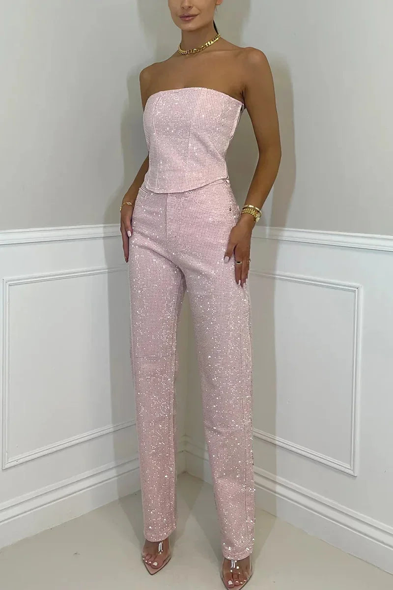 Diamond Glow Two-Piece Party Set