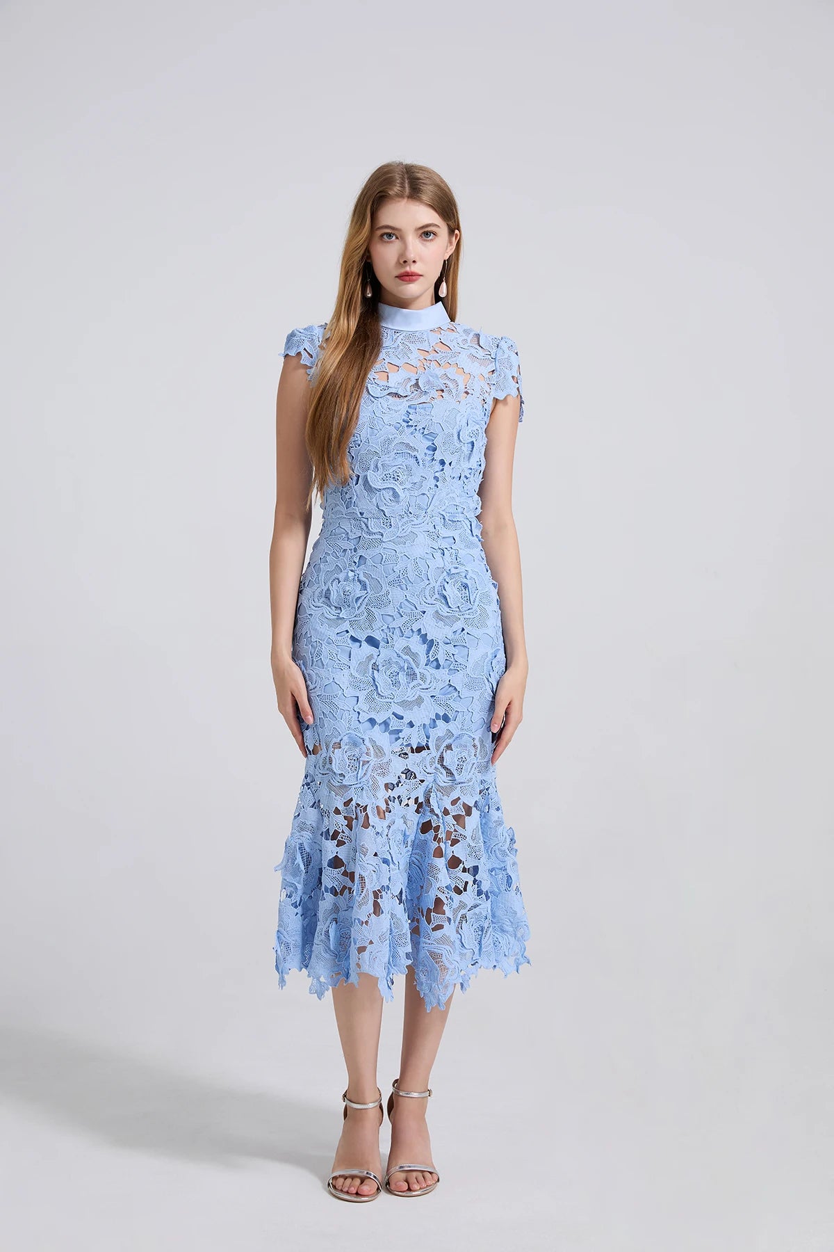 Self portrait Summer Lace Mermaid Dress