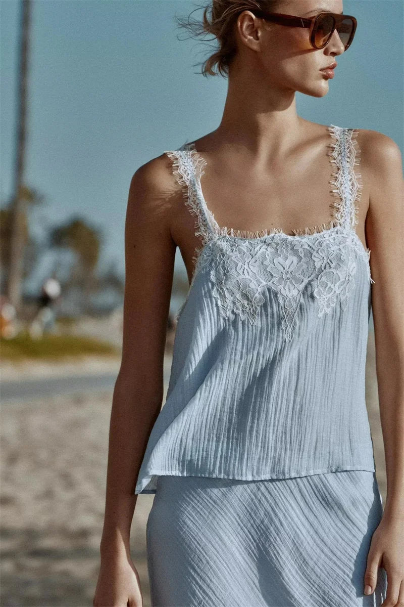 Zara Lace Skirt Set