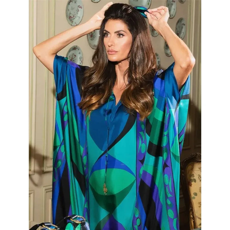 Celebrity Pucci print kaftan