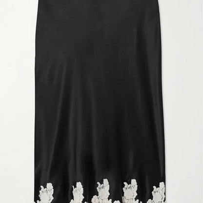 Lace Sling Top Skirt Top Set