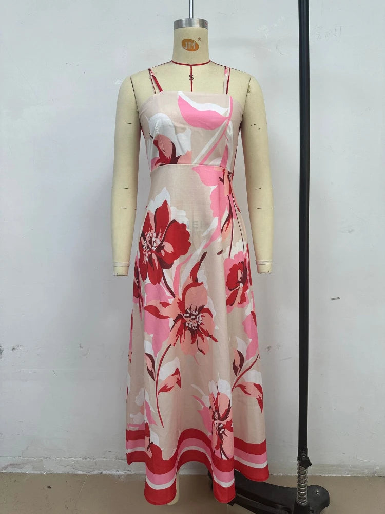 Elegant Flower Dress A-line