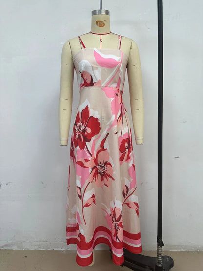 Elegant Flower Dress A-line