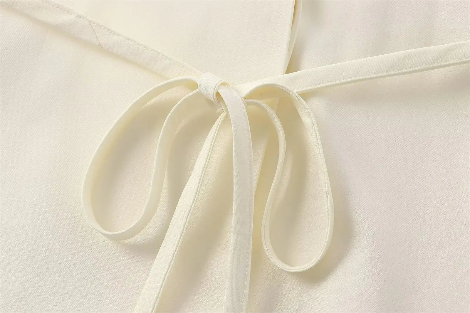 V-Neck Wrap Belted Pants Sets