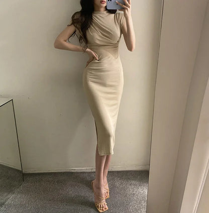 Summer New Short Sleeve Women Folds Casual Charm