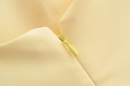 1 Yellow Mini Dress- Super Trendy