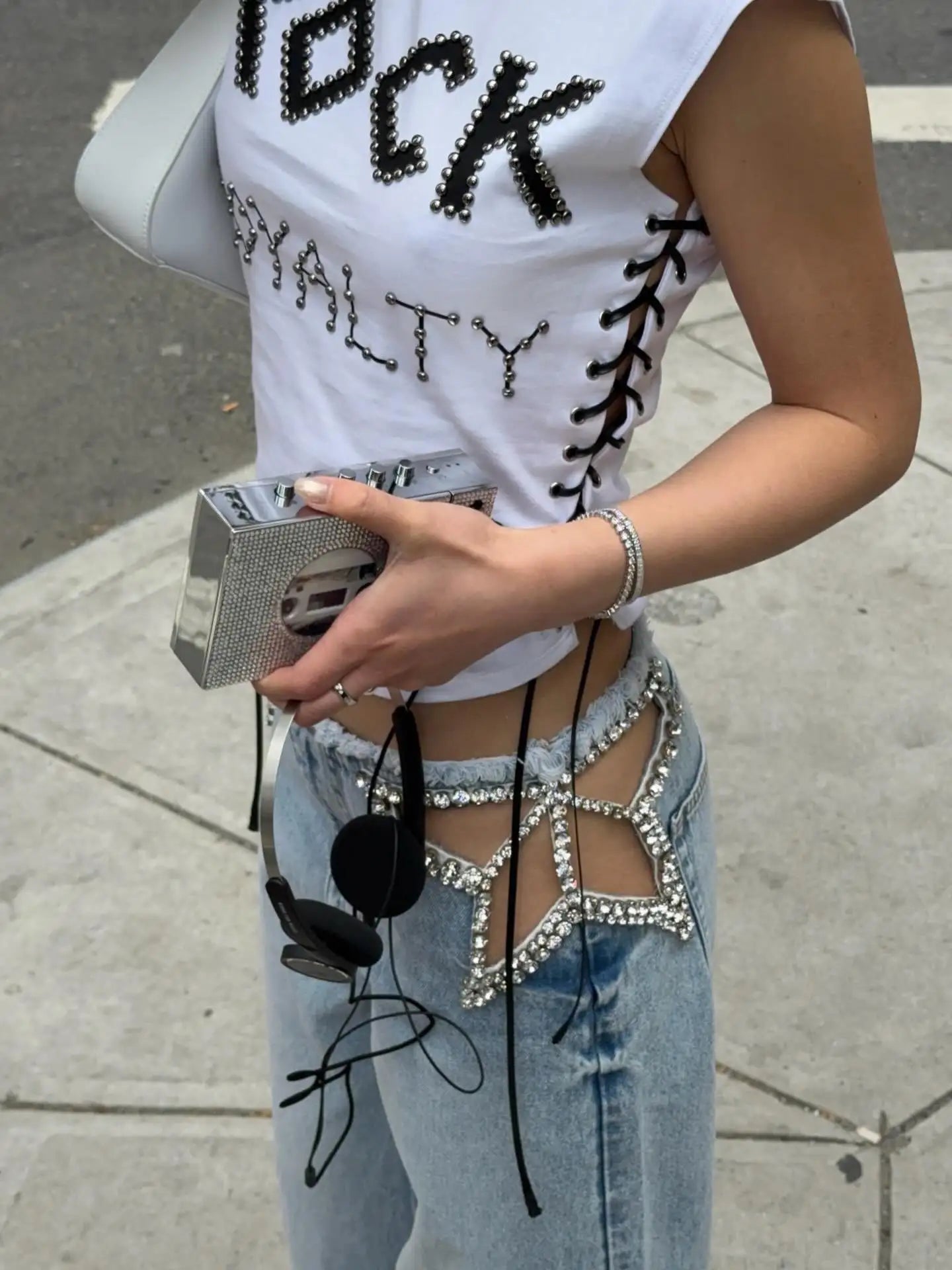 Stella Cut out jeans