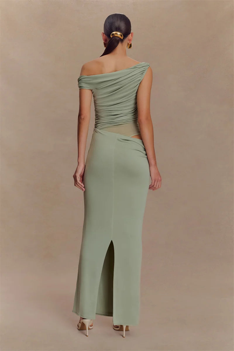 Backless Club Party Long Dress Elegant - Shellss