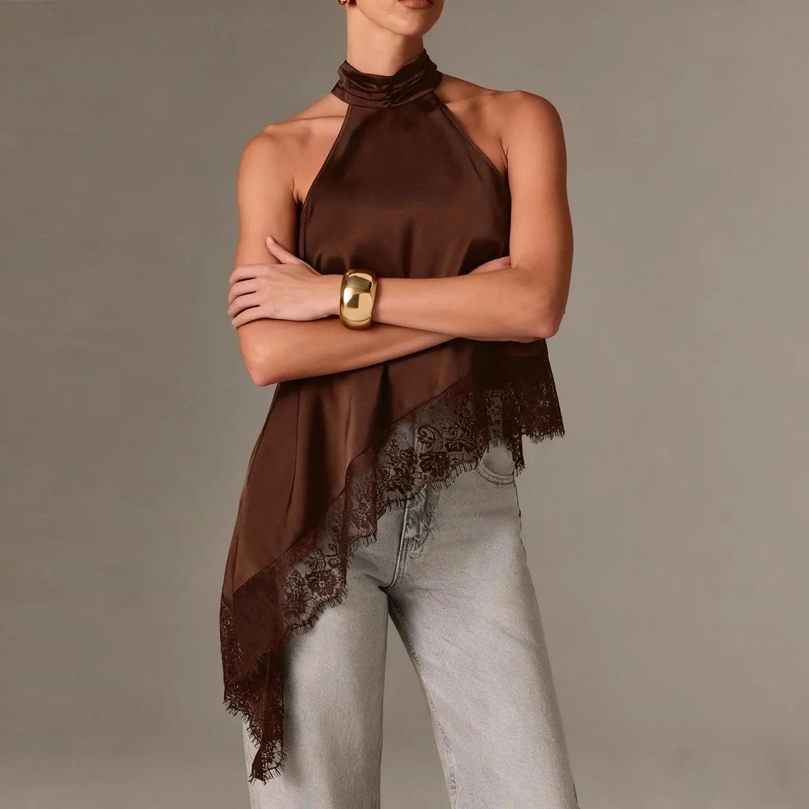 Asymmetrical Silky Top clio