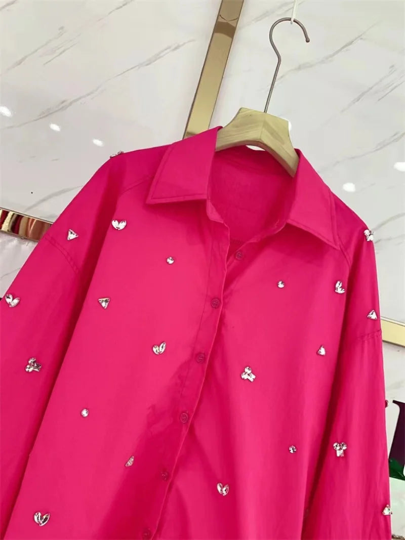 Exquisite Diamonds Luxury Blouses - Shellss
