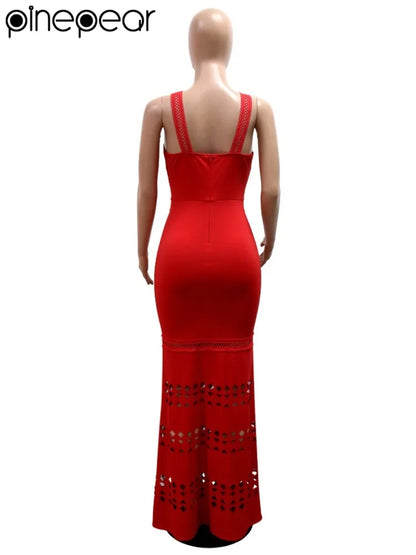 Knit Party Long Dress