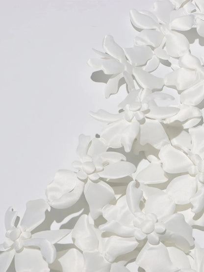 3D Flower Cutout Sexy Vest