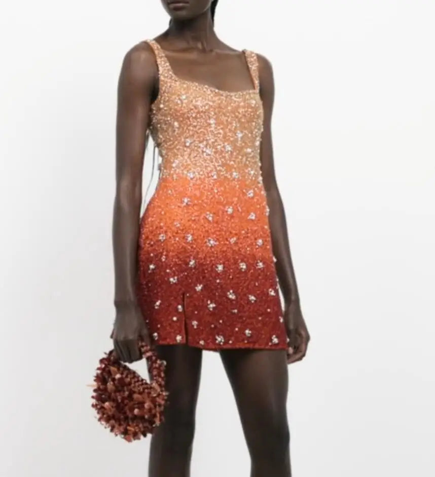 Embellished pink Square clio Mini - Shellss