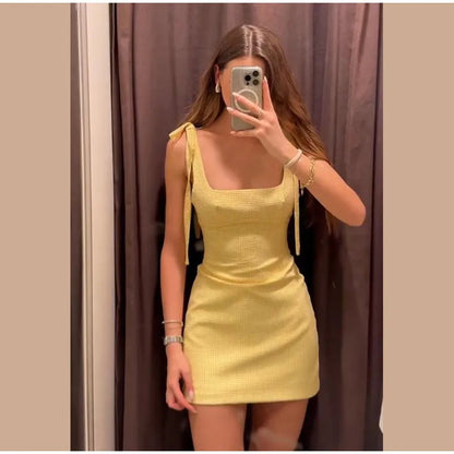 1 Starfish Sequins embroidered Mini Dresses