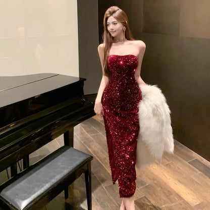 Party Embellished sequin Dress