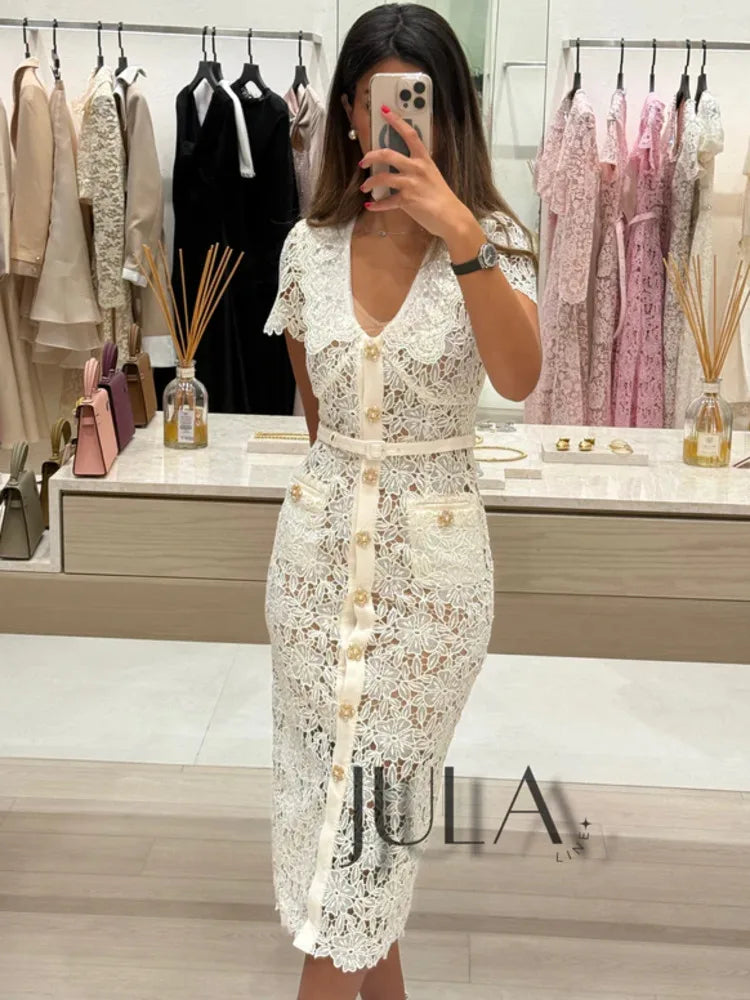 Selfportrait Lace bodycon Dress