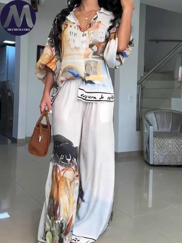 2 Pieces Set  Elegant Casual Set